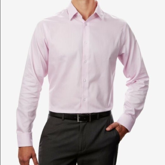 Calvin Klein Other - Calvin Klein Men’s Regular Fit Pink Dress Shirt